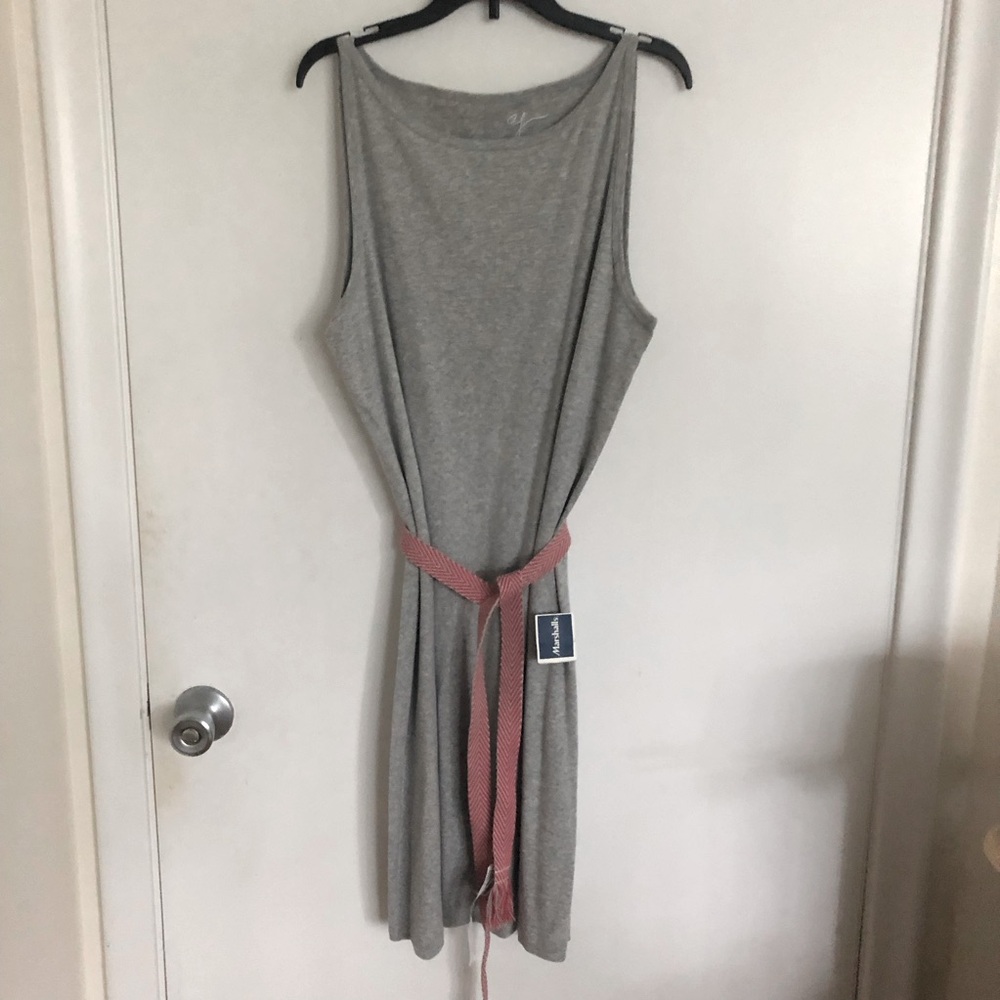 Heather gray tank dress